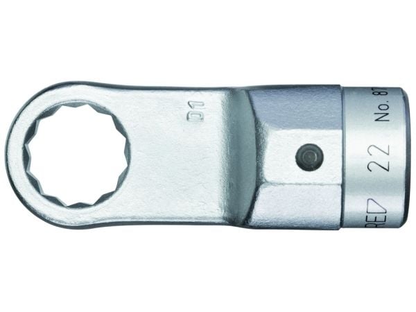 Gedore 8796-27, Torque wrench end fitting, Kromi, 2,7 cm, 1 kpl, Kromi-vanadiiniteräs (Cr-V)