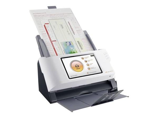 Plustek eScan A280 - Essential - dokumentskanner - CCD - Dupleks - Legal - 600 dpi x 600 dpi - inntil 20 spm (mono) / inntil 20 spm (farge) - ADF (...