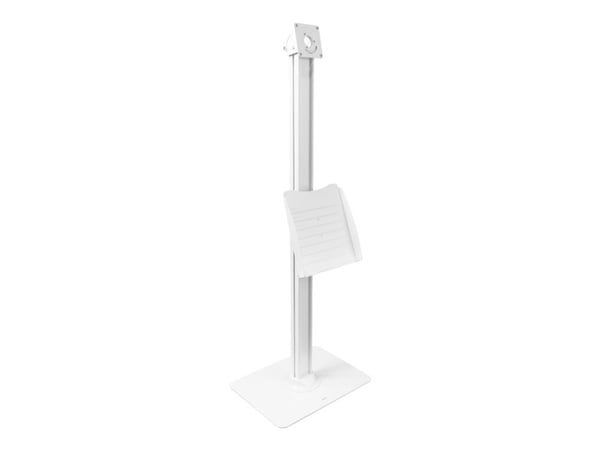DELTACO Office ARM-0512 - Stativ - for nettbrett og brosjyre - stål - hvit - plassering på gulv