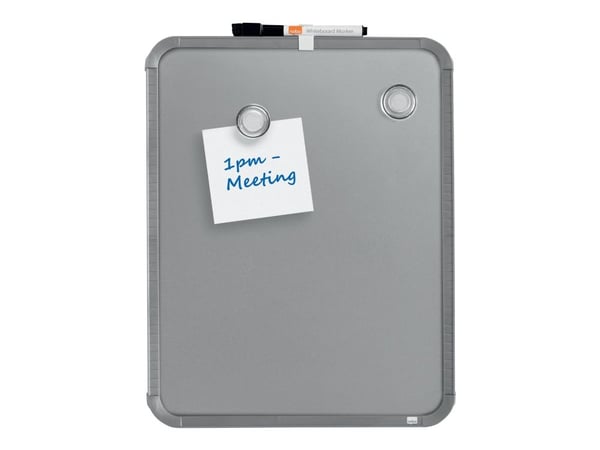 Nobo - Whiteboard-tavla - väggmonterbar - 280 x 360 mm - magnetisk - silverram