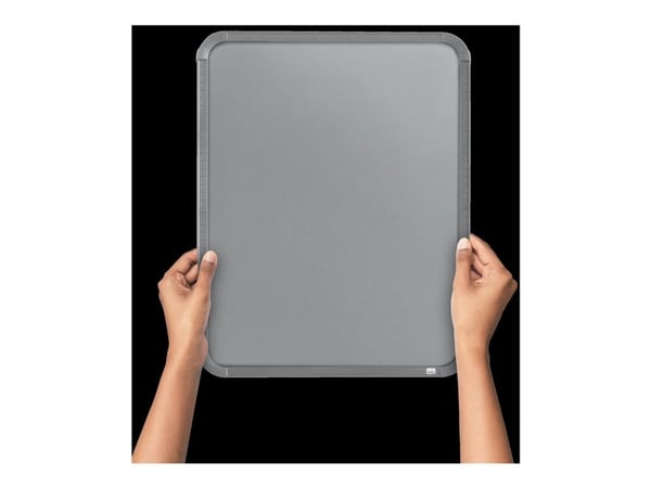 Nobo - Whiteboard-tavla - väggmonterbar - 280 x 360 mm - magnetisk - silverram