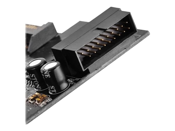 SilverStone ECU04-E - USB-adapter - PCIe 2.0 x2 lavprofil - USB 3.1