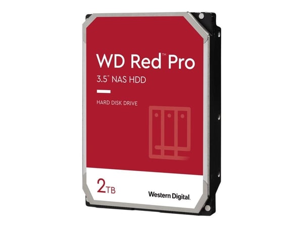WD Red Pro WD2002FFSX - Harddisk - 2 TB - intern - 3.5" - SATA 6Gb/s - 7200 rpm - buffer: 64 MB