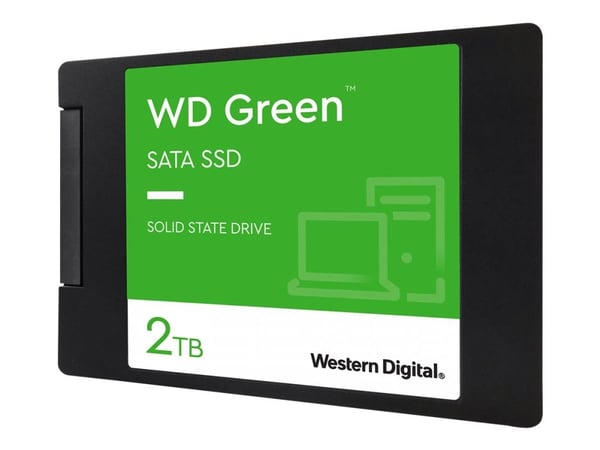 WD Green SSD WDS200T2G0A - SSD - 2 TB - intern - 2,5" - SATA 6Gb/s