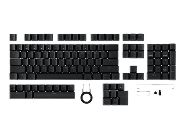 ASUS ROG PBT Doubleshot - Kosketuslevysarja - musta