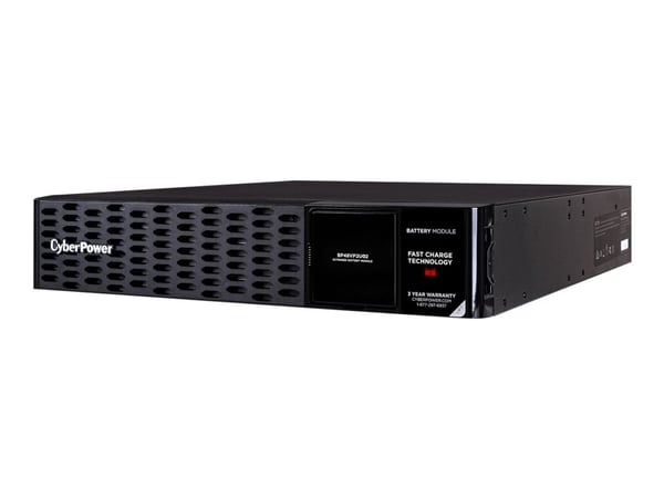 CyberPower External Battery Module Series BP48VP2U02 - Batteriinnbygging (rackmonterbar/ekstern) - 8 x batteri - blysyre - 9 Ah - 2U - svart - for ...