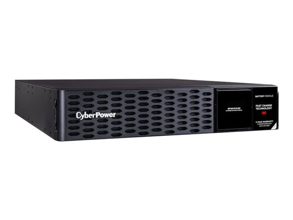 CyberPower External Battery Module Series BP48VP2U02 - Batteriinnbygging (rackmonterbar/ekstern) - 8 x batteri - blysyre - 9 Ah - 2U - svart - for ...