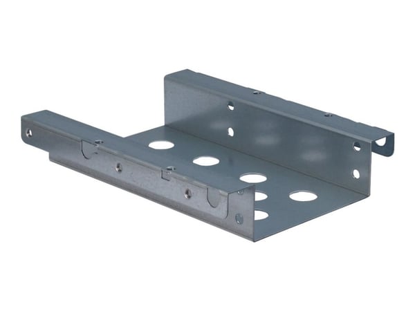 Inter-Tech Mounting frame 3.5" to 2 x 2.5"/1 x 3.5" - Monteringssett for harddisk - sølv