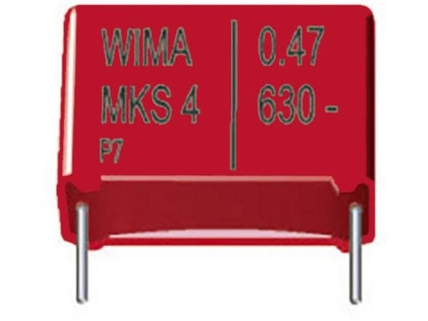 Wima MKS4C046804F00KSSD 1 stk MKS-filmkondensator med radial ledning 6,8 µF 63 V/DC 10 % 15 mm (L x B x H) 8 x 8 x 15 mm