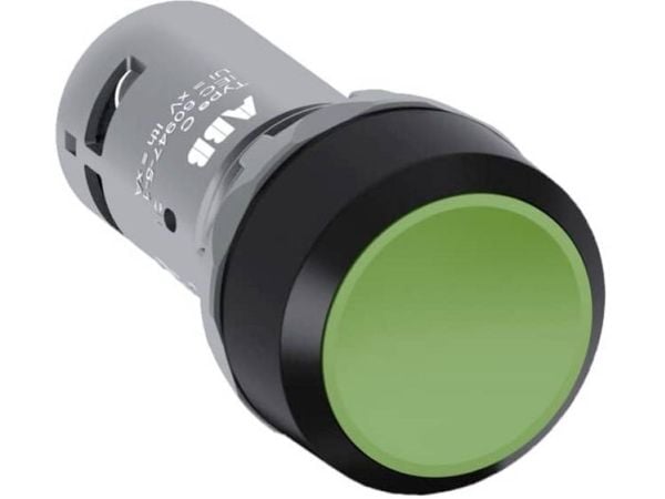 ABB CP1-10G-10, Tryckknappsbrytare, Svart, Grön, Grå, IP66, IP67, IP69K, 240 V, 50 / 60 hz, 1 A