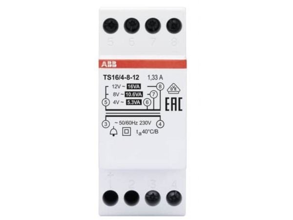 ABB 2CSM228625R0812 Dørklokke-transformator 4 A