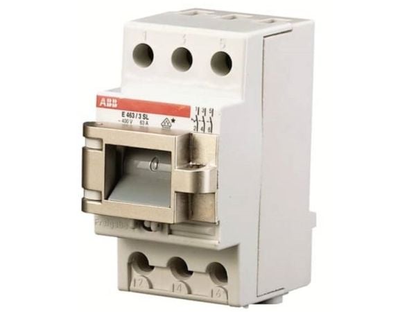 ABB E463/3SL, 3P, Ledningsført, Grå, IP20, DIN-skinne, Schweiz
