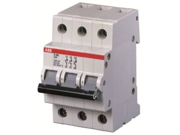 ABB isolationsbrytare E203/100R 100A 3P 2CDE283001R0100