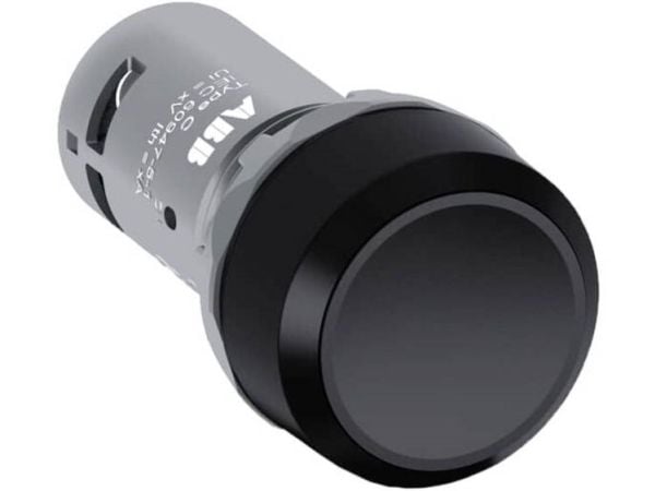 ABB Monostabil trykknapp konkav 1NO svart - 1SFA619100R1016