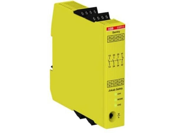 ABB Sentry SSR10 säkerhetsrelä 3NO+1NC 24 VDC