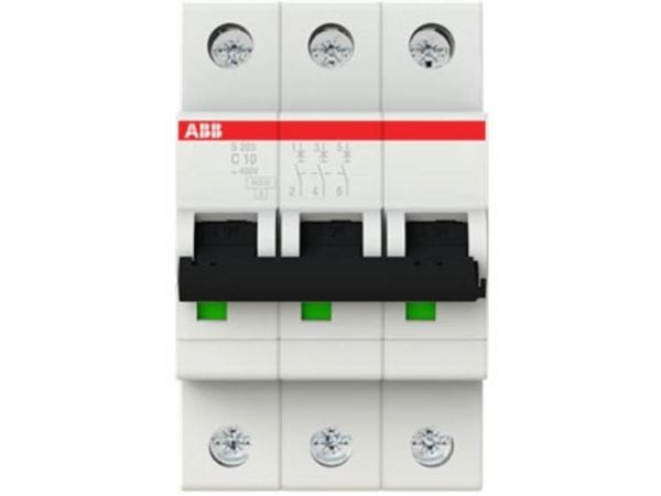 ABB S203-C10, Dvärgbrytare, Typ C, 20000 A, IP20, 230 - 400 V