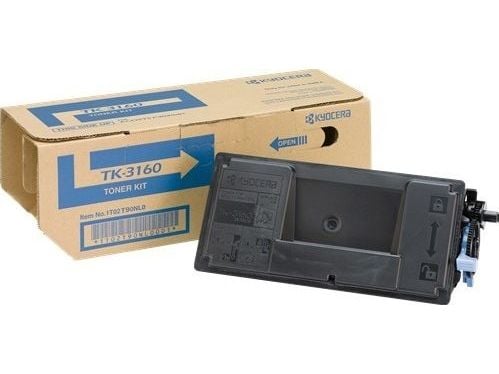 Kyocera TK 3160 - Sort - original - tonerpatron - for ECOSYS M3145, M3645, M3860, P3045, P3050, P3055, P3060, P3145, P3150, P3260
