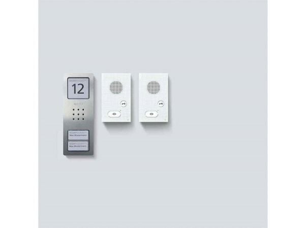Siedle SET CAB 850-2 E/W Infield Door Intercom-system Bredband Silver, Vit
