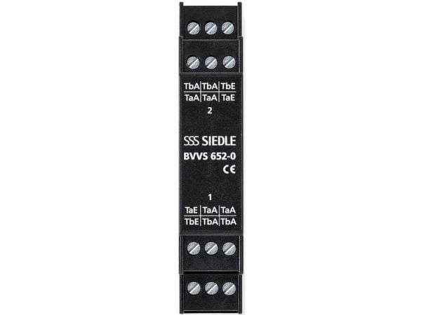 Siedle buss videofordeler symmetrisk DIN-skinne svart BVVS 652-0 ( 200049630-00 )