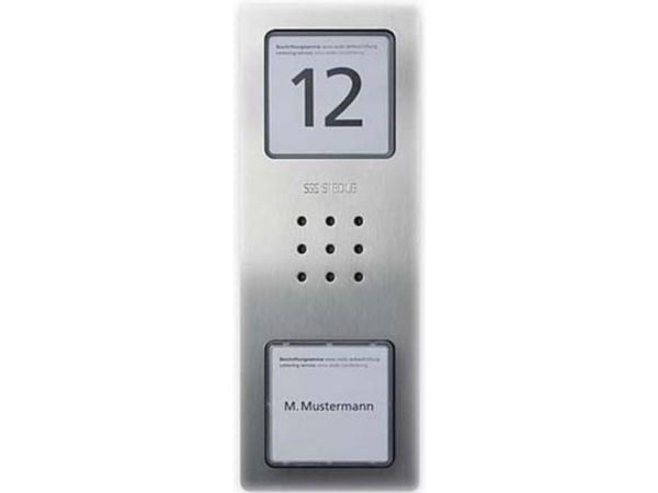 SIEDLE CA 850-1 E lyd dørstasjon kompakt rustfritt stål (210008733-00)