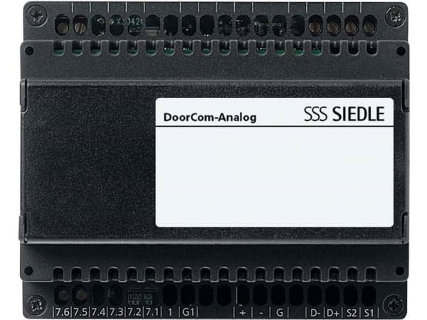 Siedle DCA 650-02, Tillträdeskontroll, Svart, Siedle, CE, 0 - 40 ° C, 107 mm