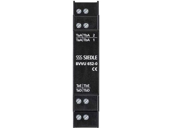 Buss videofordeler BVVU 652-0 svart usymmetrisk (200049631-00)