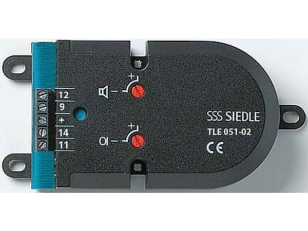 Siedle TLE 051-02, Høyttalermodul, Sort, Siedle, CE, 124 mm, 31 mm