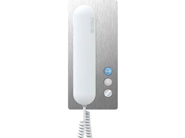 Intern telefon analog rustfritt stål/hvit HTA 811-0 E/W (200044628-00)
