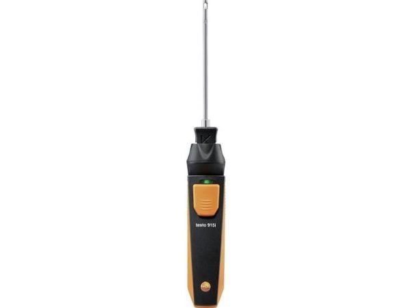 testo Testo Testo Testo Lämpötila-anturi -60 - +400 °C Bluetooth®-yhteydellä älypuhelimille, ilma-anturilla varustettuna