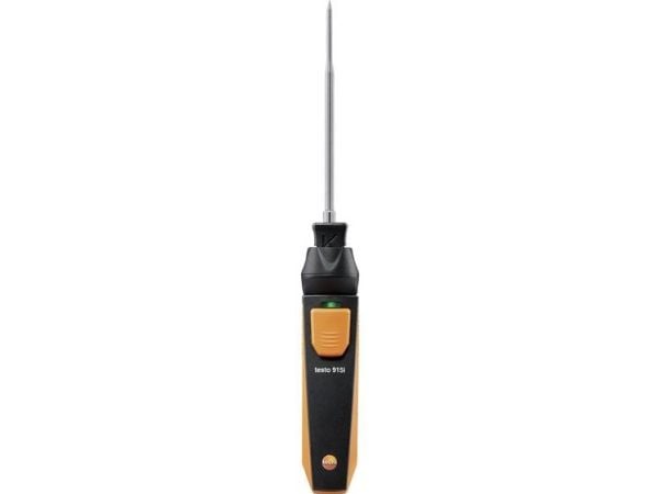 testo temperaturføler -20 til +50 °C med Bluetooth-tilkobling til smarttelefoner, med dykk-/stikkføler (0563 1915)