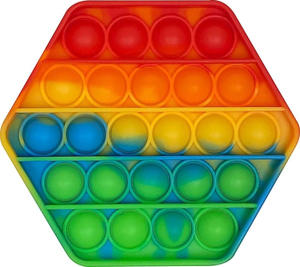 Pop It - Fidget - Rainbow - 1 kpl. - Keräilytuote