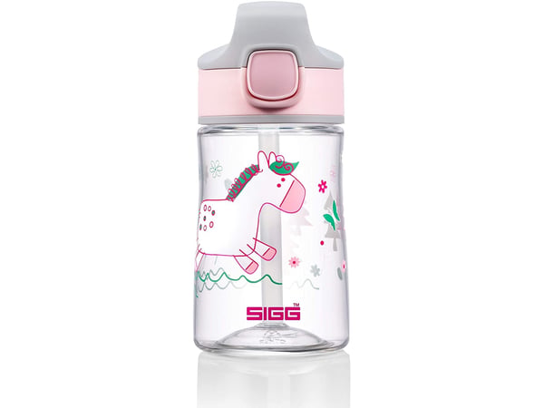 SIGG Miracle Pony Friend, 350 ml, Daglig bruk, Grå, Rosa, Gjennomsiktig, Tritan, Gutt/Jente, Flippkork