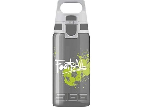 SIGG VIVA ONE Football Tag, 500 ml, Päivittäinen käyttö, Vihreä, Harmaa, Polypropeeni (PP), Lapsi, Kuva