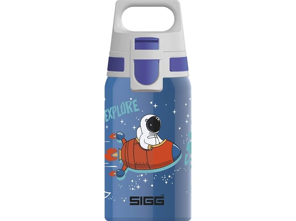 SIGG Shield One Space, 500 ml, Päivittäinen käyttö, Sininen, Ruostumaton teräs, Lapsi, Kuva