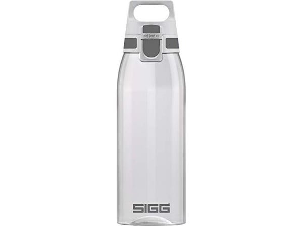 SIGG Total Color Transparent, 1000 ml, Daglig användning, Fysisk träning, Idrott, Transparent, Tritan, Vuxen, Monokromatiskt