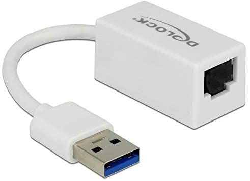 Delock - Nettverksadapter - USB 3.1 Gen 1 - Gigabit Ethernet x 1 - hvit