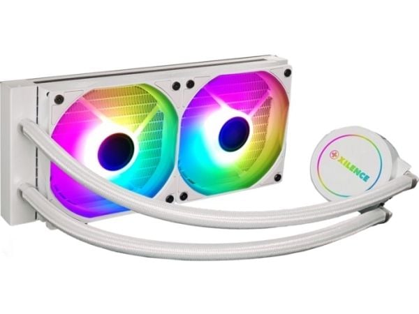 Xilence Performance A+ Series LiQuRizer LQ240.W.ARGB - Væskekjølesystem for prosessor - (for: LGA1156, AM2, AM2+, LGA1366, AM3, LGA1155, AM3+, LGA2...