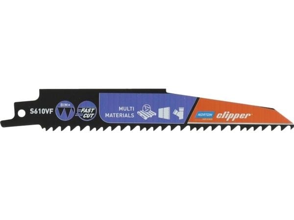 NORTON slipeskive S610VF 152 mm - 2 stk (med slipekorn, fargede metallinnlegg)