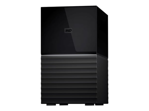WD My Book Duo WDBFBE0160JBK - Harddiskarray - 16 TB - 2 brønner - HDD 8 TB x 2 - USB 3.1 (ekstern)