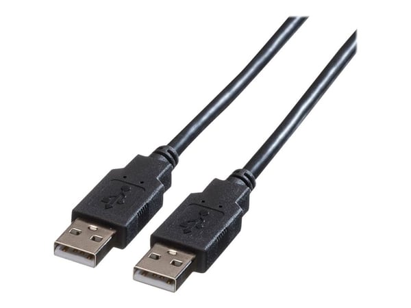 Roline - USB-kabel - USB (hann) til USB (hann) - USB 2.0 - 3 m - svart