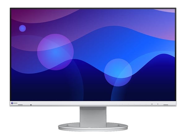 EIZO FlexScan EV2480-WT - LED-skjerm - 23.8" - 1920 x 1080 Full HD (1080p) @ 60 Hz - IPS - 250 cd/m² - 1000:1 - 5 ms - HDMI, DisplayPort, USB-C - h...