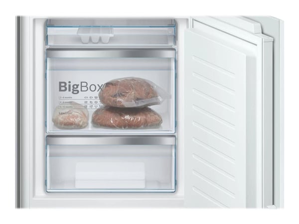 Bosch Serie | 6 KIS86AFE0 - Kjøleskap/fryser - bunnfryser - innebygd - fordypning - bredde: 56 cm - dybde: 55 cm - høyde: 177.5 cm - 266 liter - Kl...