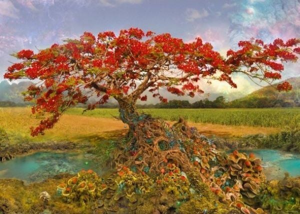 Heye Puzzle Strontium Tree, 1000 stk, Landskab