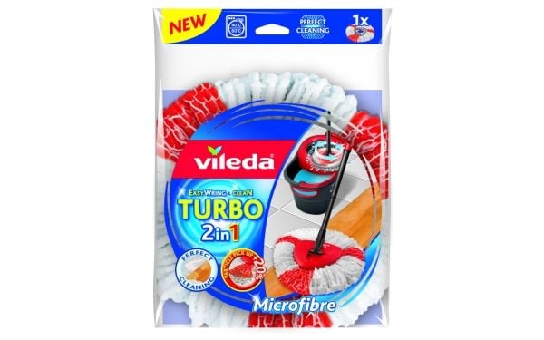 Vileda Easy Wring Turbo Spinmoppe 2in1 -täyttöpakkaus