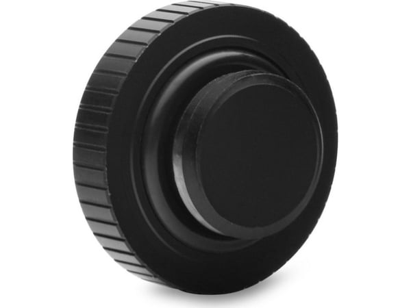EKWB Quantum Torque Plug m / Badge svart - 3831109826294
