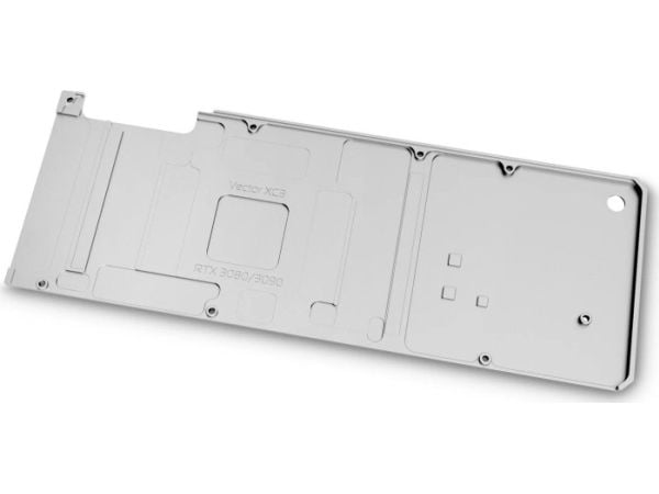 EK Water Blocks 3831109832677, Bakplate, Nickel, Sølv