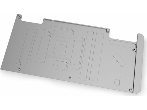 EkWaterBlocks EK-Quantum Vector Strix - Bakplatta för vattenblock till vätskebaserat kylsystem för videokort - nickel - för ASUS ROG-STRIX-RTX3080-...
