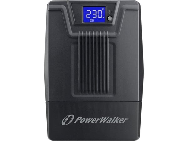 PowerWalker VI 600 SCL - UPS - AC 162 - 290 V - 360 watt - 600 VA - 7 Ah - USB - utgangskontakter: 2