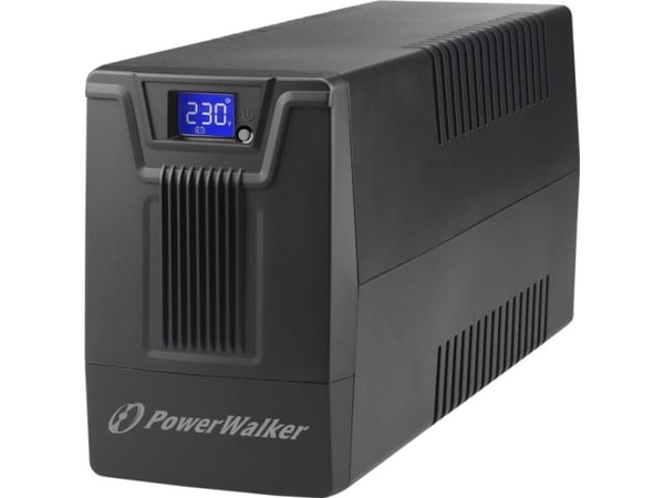 PowerWalker VI 600 SCL - UPS - AC 162 - 290 V - 360 watt - 600 VA - 7 Ah - USB - utgangskontakter: 2