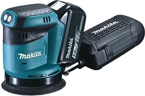 Makita DBO180RTJ - Eksentersliper - trådløs - 125 mm - 2 batterier - 18 V